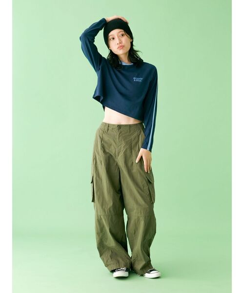 ungrid ロンスプ アングリッド Ungrid シアーレースロングスリーブTee （レッド