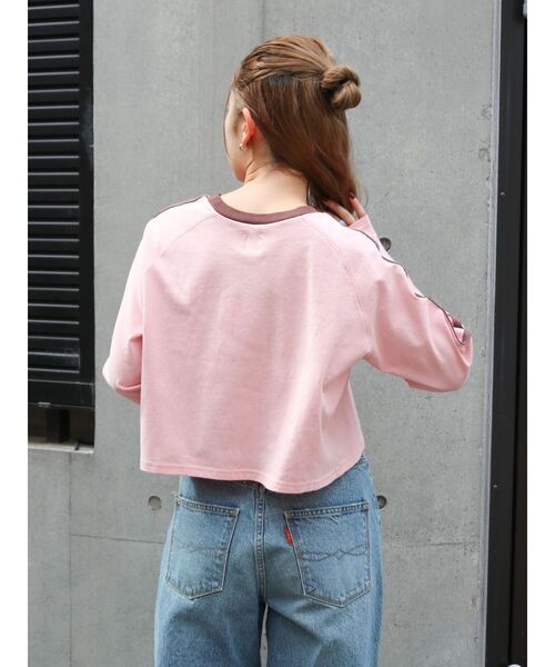 Ungrid（アングリッド）の「【WEB限定】サイドラインラグランロングスリーブTee（Tシャツ/カットソー・レディース・ピンク/アイボリー/ネイビー・FREE）」の19枚目の写真