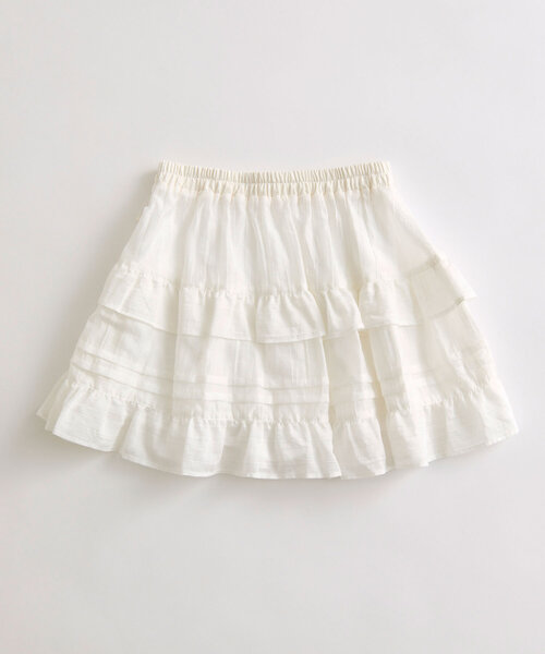 OLIVE des OLIVE（オリーブデオリーブ）の「ティアードミニフリルスカート（スカート・レディース・オフホワイト/レオパード/ホワイト系その他・FREE）」の8枚目の写真