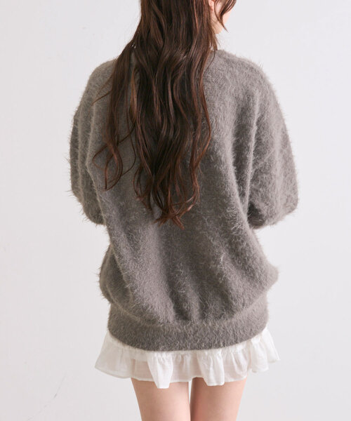 OLIVE des OLIVE（オリーブデオリーブ）の「ティアードミニフリルスカート（スカート・レディース・オフホワイト/レオパード/ホワイト系その他・FREE）」の10枚目の写真