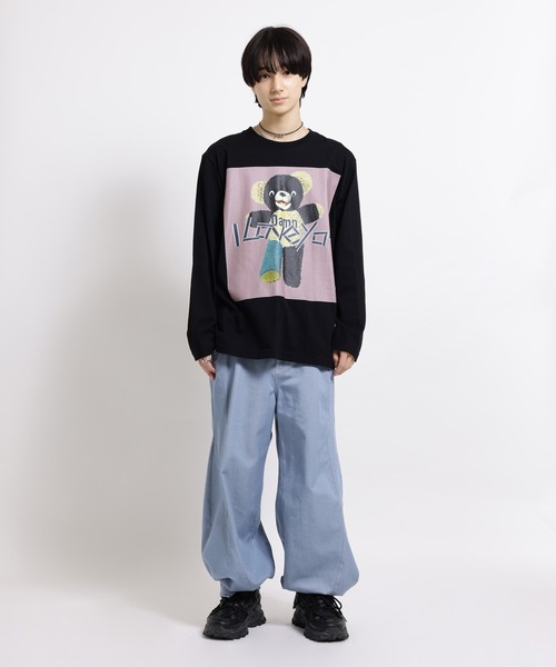 ミルクボーイ Tシャツ ナース MILKBOY ヒステリック トラバス anko NOSTALGIC BEAR L.S. Tシャツ（Tシャツ/カットソー）｜MILKBOY