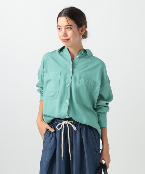 BAYFLOW ブラウス シャツ 2WAYスタンダードシャツ レディース BAYFLOW（ベイフロー） ブラウス シャツ 2WAYスタンダートシャツ