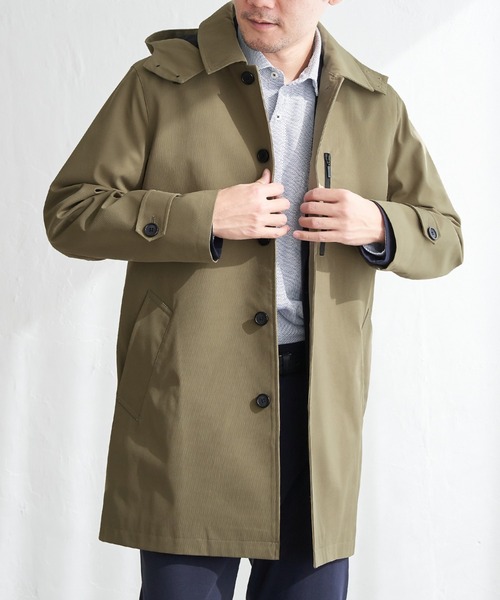 LUPIN　ステンカラーコート ステンカラーコート【Loro Piana】 (241400-61) | HILTON | 紳士服