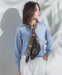【WEB限定】カラー クルーネックニット≪手洗い可能≫