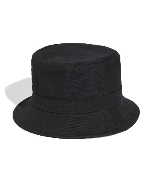 adidas(アディダス)の「adidas Originals ADICOLOR BUCKET HAT(アディダス オリジナルス アディカラー トレフォイル バケットハット)(ハット・メンズ・ブラック/ホワイト・SMALL/LARGE/MEDIUM)」の3枚目の写真