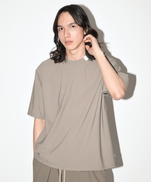 SUPERTHANKS(スーパーサンクス)の「<吸水速乾性>ワンポイントプリントクルーネック クイックドライTシャツQuick-dry S/S T-shirt(Tシャツ/カットソー・メンズ・ブラック/チャコールグレー/カーキ・M/L/S)」の10枚目の写真