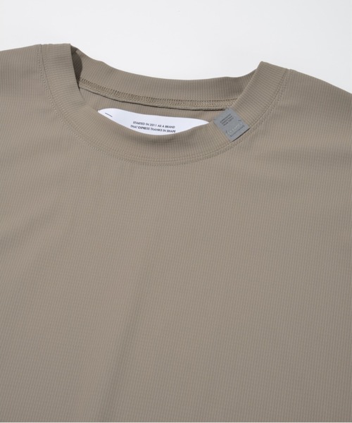 SUPERTHANKS(スーパーサンクス)の「<吸水速乾性>ワンポイントプリントクルーネック クイックドライTシャツQuick-dry S/S T-shirt(Tシャツ/カットソー・メンズ・ブラック/チャコールグレー/カーキ・M/L/S)」の14枚目の写真