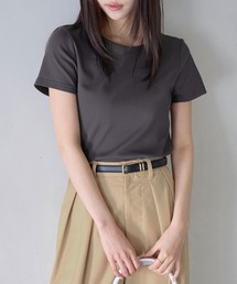 ラウンドネック半袖Tシャツ