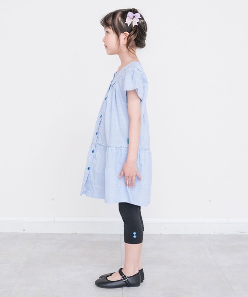 RAGMART(ラグマート)の「カットソーレギンス(レギンス/スパッツ・キッズ・ブルー/ブラック・130cm/120cm/110cm/100cm)」の7枚目の写真