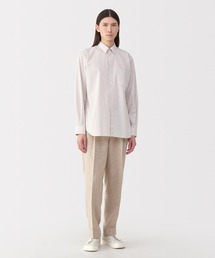 〔MUJI Labo〕紳士　ポプリンレギュラーカラーシャツ