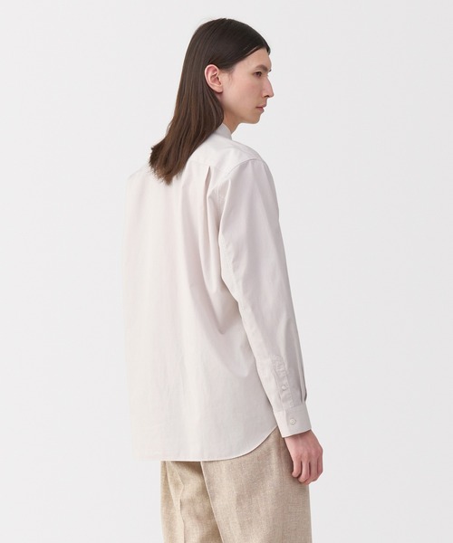 MUJI Labo(ムジラボ)の「〔MUJI Labo〕紳士 ポプリンレギュラーカラーシャツ(シャツ/ブラウス・メンズ・サックスブルー/ライトグレー/ブルー系/ホワイト・S/M/L/XL)」の13枚目の写真