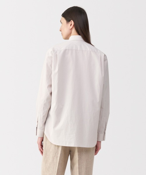 MUJI Labo(ムジラボ)の「〔MUJI Labo〕紳士 ポプリンレギュラーカラーシャツ(シャツ/ブラウス・メンズ・サックスブルー/ライトグレー/ブルー系/ホワイト・S/M/L/XL)」の14枚目の写真