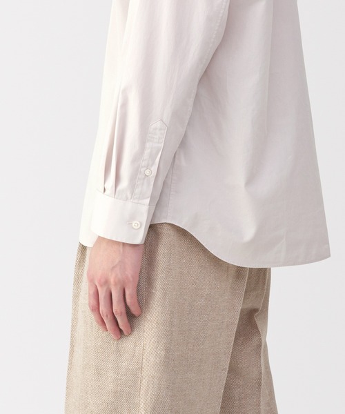 MUJI Labo(ムジラボ)の「〔MUJI Labo〕紳士 ポプリンレギュラーカラーシャツ(シャツ/ブラウス・メンズ・サックスブルー/ライトグレー/ブルー系/ホワイト・S/M/L/XL)」の16枚目の写真