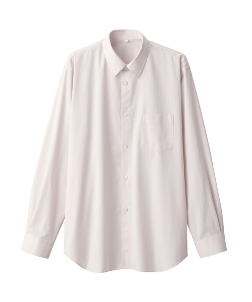 MUJI Labo(ムジラボ)の「〔MUJI Labo〕紳士 ポプリンレギュラーカラーシャツ(シャツ/ブラウス・メンズ・サックスブルー/ライトグレー/ブルー系/ホワイト・S/M/L/XL)」の17枚目の写真