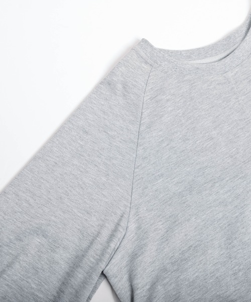 SUGAR BISKET（シュガービスケット）の「バックチュール 異素材切り替えプルオーバー（Tシャツ/カットソー・レディース・ホワイト/ブラック/グレー・フリー）」の11枚目の写真