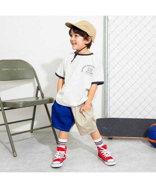 BREEZE(ブリーズ)の「ラインロゴソックス(ソックス/靴下・キッズ・オフホワイト/ネイビー/ピンク/ライム・21/18/15 )」の6枚目の写真