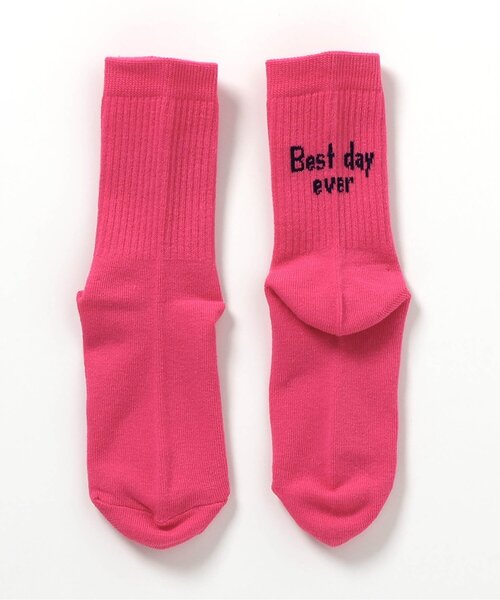 BREEZE(ブリーズ)の「ラインロゴソックス(ソックス/靴下・キッズ・オフホワイト/ネイビー/ピンク/ライム・21/18/15 )」の15枚目の写真