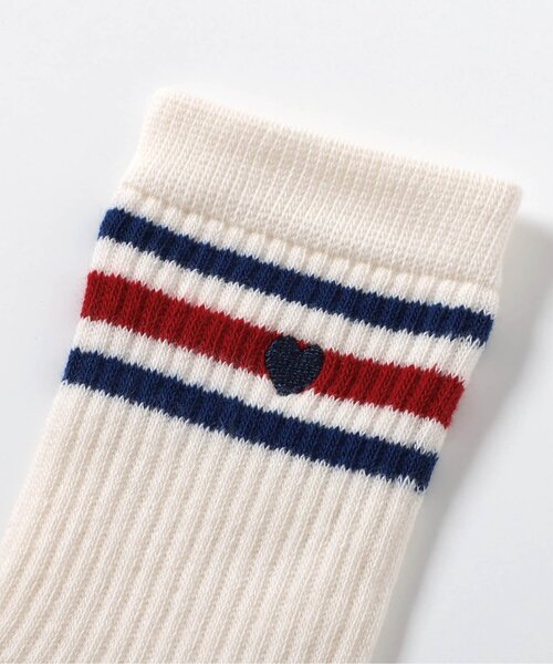 BREEZE(ブリーズ)の「ラインロゴソックス(ソックス/靴下・キッズ・オフホワイト/ネイビー/ピンク/ライム・21/18/15 )」の17枚目の写真