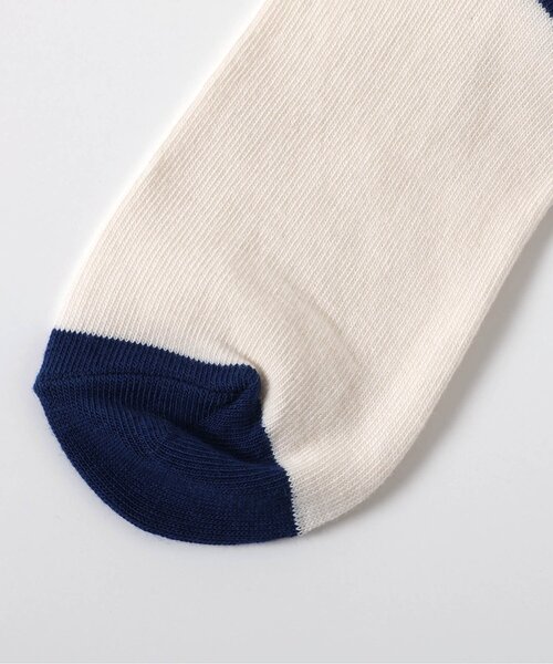 BREEZE(ブリーズ)の「ラインロゴソックス(ソックス/靴下・キッズ・オフホワイト/ネイビー/ピンク/ライム・21/18/15 )」の19枚目の写真