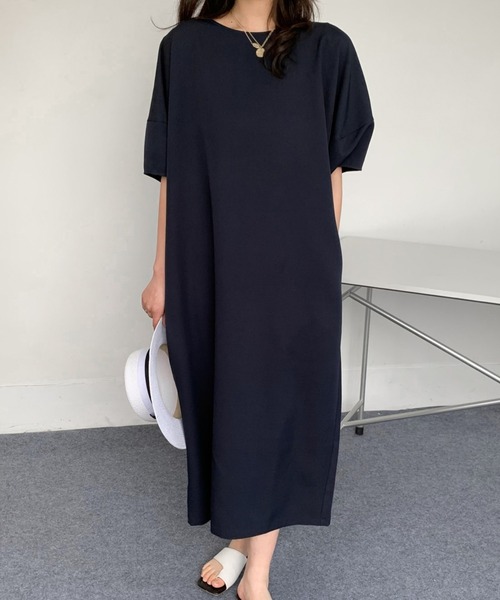 ABITOKYO(アビトーキョー)の「バックスリットバルーン袖ワンピース(ワンピース・レディース・アイボリー/ブラック/チャコールグレー/ベージュ/ネイビー・M/L/XL)」の13枚目の写真