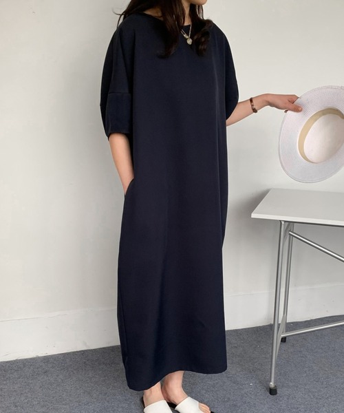 ABITOKYO(アビトーキョー)の「バックスリットバルーン袖ワンピース(ワンピース・レディース・アイボリー/ブラック/チャコールグレー/ベージュ/ネイビー・M/L/XL)」の14枚目の写真