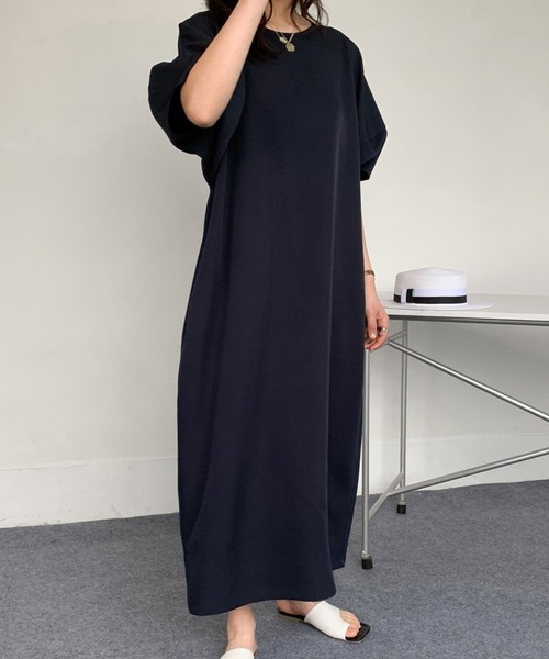 ABITOKYO(アビトーキョー)の「バックスリットバルーン袖ワンピース(ワンピース・レディース・アイボリー/ブラック/チャコールグレー/ベージュ/ネイビー・M/L/XL)」の17枚目の写真
