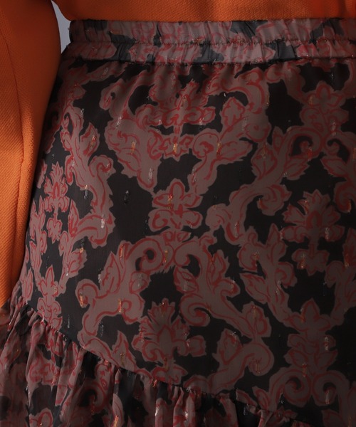 ROSE BUD（ローズバッド）の「オリジナルプリントスカート（スカート・レディース・グリーン/ブラウン・ONE SIZE）」の11枚目の写真