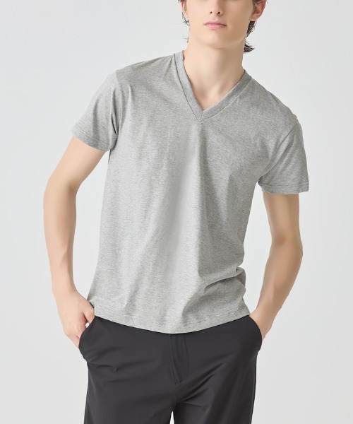 セール】BODY WILD/ボディワイルド Vネック Tシャツ 抗菌防臭