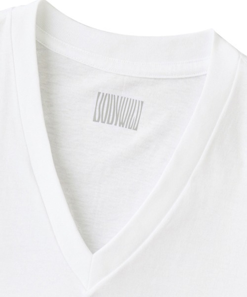 BODY WILD(ボディーワイルド)の「BODY WILD/ボディワイルド Vネック Tシャツ 抗菌防臭加工 2枚組 綿100%(Tシャツ/カットソー・メンズ・ホワイト/ブラック/杢グレー・MEDIUM/LARGE/X-LARGE)」の10枚目の写真