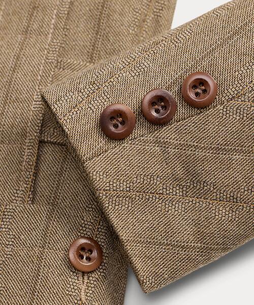 RRL(ダブル アール エル)の「Fベルテッド ツイード ジャケット(テーラードジャケット・レディース・ブラウン・1/3/2/4/5)」の6枚目の写真
