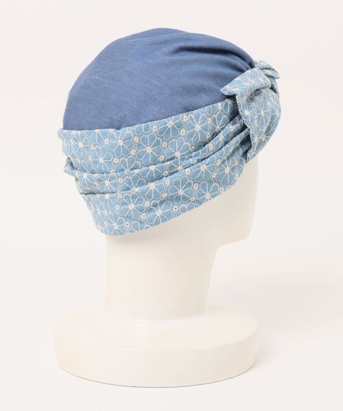 kaorinomori（カオリノモリ）の「kaorinomori ソーレイリボンキャップ / カオリノモリ（キャップ・レディース・ブルー/ライトブルー・58cm）」の19枚目の写真