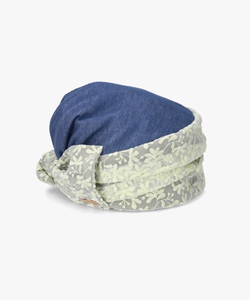 kaorinomori（カオリノモリ）の「kaorinomori ソーレイリボンキャップ / カオリノモリ（キャップ・レディース・ブルー/ライトブルー・58cm）」の10枚目の写真