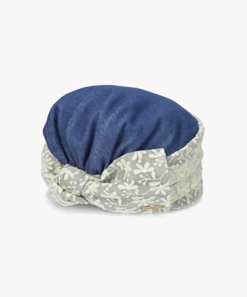 kaorinomori（カオリノモリ）の「kaorinomori ソーレイリボンキャップ / カオリノモリ（キャップ・レディース・ブルー/ライトブルー・58cm）」の9枚目の写真