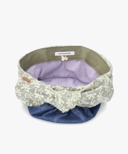 kaorinomori（カオリノモリ）の「kaorinomori ソーレイリボンキャップ / カオリノモリ（キャップ・レディース・ブルー/ライトブルー・58cm）」の16枚目の写真