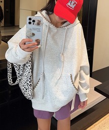 aimoha | 配色ステッチパーカー(パーカー)