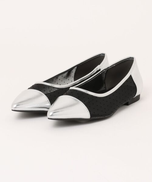 Elura(エルーラ)の「シアードットパンプス/289252(パンプス・レディース・シルバー/ブラック・MEDIUM/LARGE)」の4枚目の写真