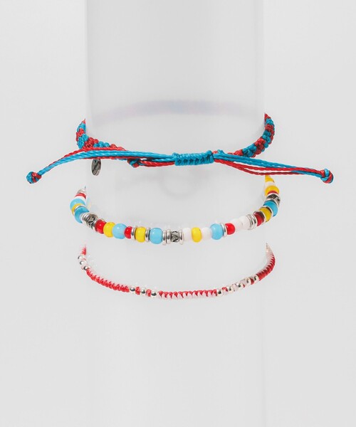 wakami（ワカミ）の「【別注】wakami / ビーズブレスレット 3本セット 2025（ブレスレット・レディース・グレー/マルチ/エメラルド/ブラック/オレンジ/ネイビー/ベージュ・ONE SIZE）」の11枚目の写真