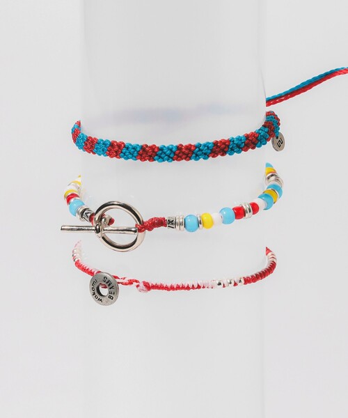 wakami（ワカミ）の「【別注】wakami / ビーズブレスレット 3本セット 2025（ブレスレット・レディース・グレー/マルチ/エメラルド/ブラック/オレンジ/ネイビー/ベージュ・ONE SIZE）」の12枚目の写真