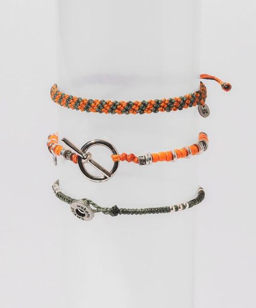 wakami（ワカミ）の「【別注】wakami / ビーズブレスレット 3本セット 2025（ブレスレット・レディース・グレー/マルチ/エメラルド/ブラック/オレンジ/ネイビー/ベージュ・ONE SIZE）」の13枚目の写真