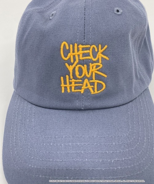 GOOD ROCK SPEED(グッドロックスピード)の「【GOOD ROCK SPEED】 Beatles ロゴ刺繍キャップ CHECK YOUR HEAD(キャップ・レディース・ブルー・フリー)」の10枚目の写真