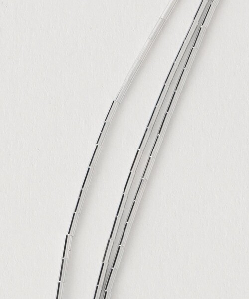 Native SilverStreams(ネイティブシルバーストリームズ)の「<Native SilverStreams>シルバー 3連 ネックレス(ネックレス・レディース・シルバー・FREE)」の5枚目の写真