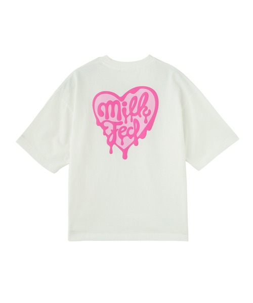 セール】MELTY HEART FOAM PRINT WIDE S/S TEE（Tシャツ