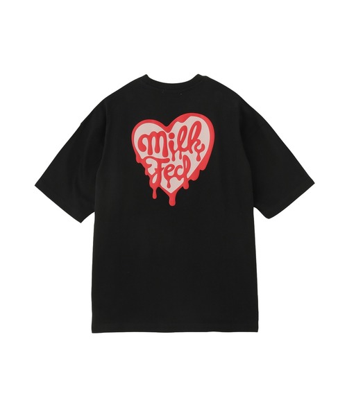 セール】MELTY HEART FOAM PRINT WIDE S/S TEE（Tシャツ
