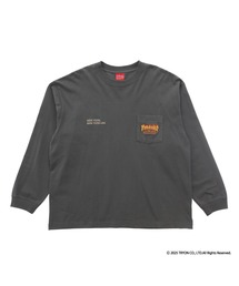 Manhattan Portage | L/S Print T-Shirt THRASHER(Tシャツ/カットソー)