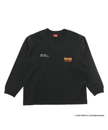 Manhattan Portage | L/S Print T-Shirt THRASHER(Tシャツ/カットソー)
