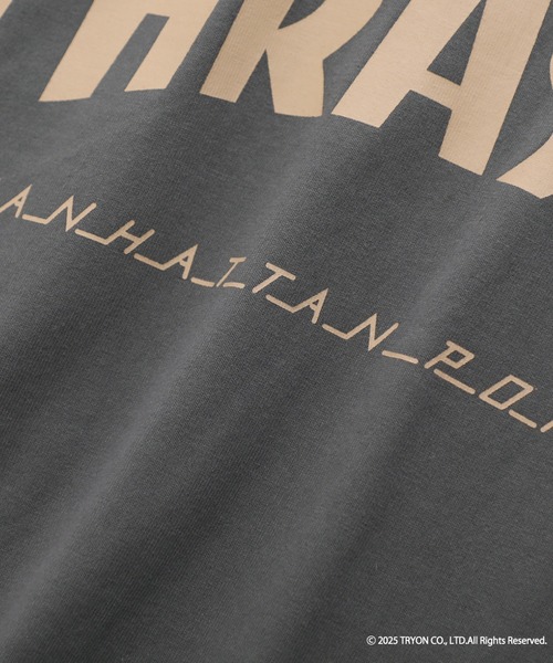 Manhattan Portage（マンハッタンポーテージ）の「L/S Print T-Shirt THRASHER（Tシャツ/カットソー・メンズ・ブラック/ホワイト/チャコール・SMALL/MEDIUM/LARGE/X-LARGE）」の9枚目の写真