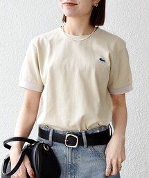 LACOSTE(���R�X�e)�́ySHIPS any�ʒ��zLACOSTE:�q����@�\�rPIQUE �N���[�l�b�N T�V���c 26SS(T�V���c/�J�b�g�\�[)