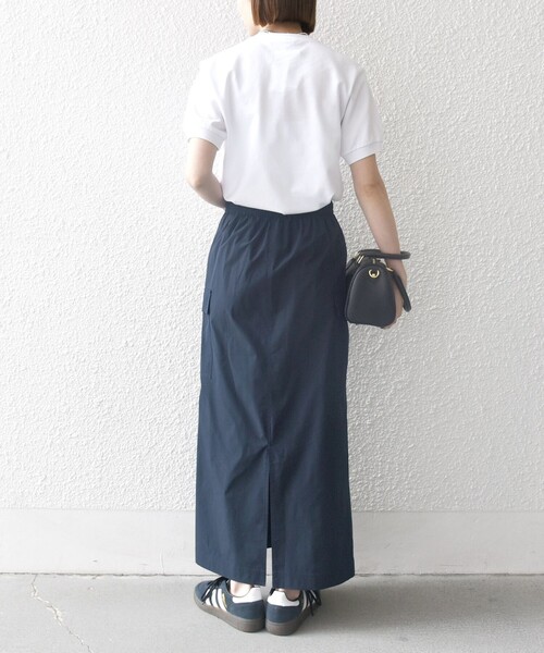 LACOSTE(ラコステ)の「【SHIPS any別注】LACOSTE:〈洗濯機可能〉PIQUE クルーネック Tシャツ 26SS(Tシャツ/カットソー・レディース・ライトグリーン/ホワイト/ネイビー/ベージュ・ONE SIZE)」の6枚目の写真