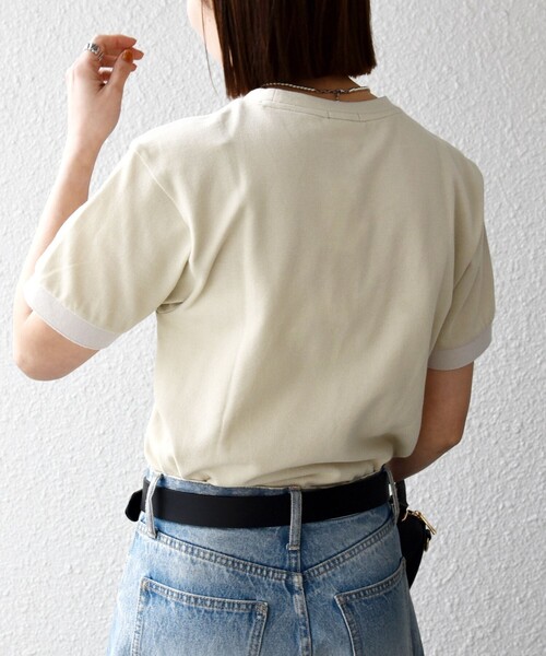 LACOSTE(ラコステ)の「【SHIPS any別注】LACOSTE:〈洗濯機可能〉PIQUE クルーネック Tシャツ 26SS(Tシャツ/カットソー・レディース・ライトグリーン/ホワイト/ネイビー/ベージュ・ONE SIZE)」の20枚目の写真
