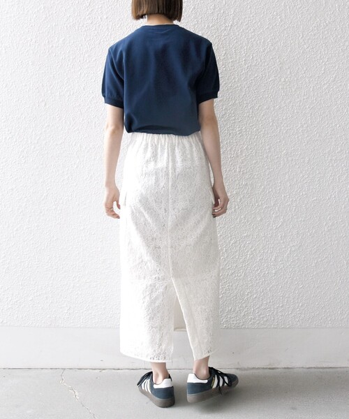LACOSTE(ラコステ)の「【SHIPS any別注】LACOSTE:〈洗濯機可能〉PIQUE クルーネック Tシャツ 26SS(Tシャツ/カットソー・レディース・ライトグリーン/ホワイト/ネイビー/ベージュ・ONE SIZE)」の22枚目の写真